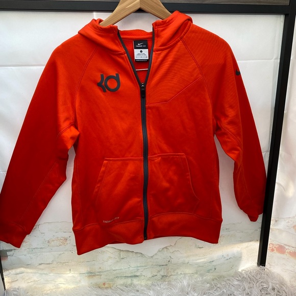 Youth Kevin Durant Nike Therma-Fit Full Zip Athletic Hoodie Jacket - Picture 2 of 13